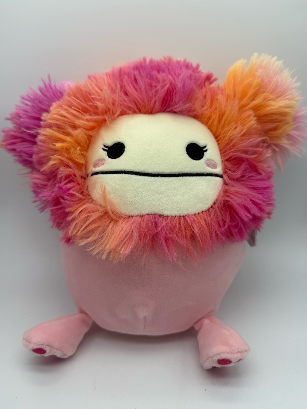 Squishmallows Caparinne Bigfoot Yeti 10" Toy Plush Pink Orange Stuffed Animal N